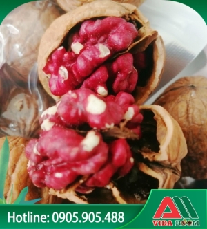 Óc chó đỏ Mỹ (Nguyên quả) bịch 500gr Óc chó đỏ Mỹ (Nguyên quả) bịch 500gr