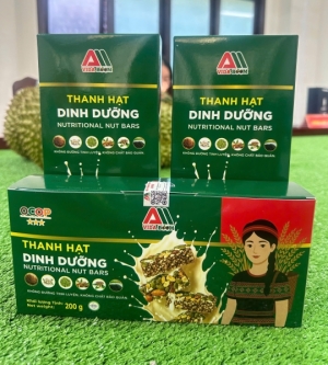 Thanh hạt dinh dưỡng hộp 10 thanh 200gr