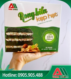Hộp rong biển kẹp hạt 180g