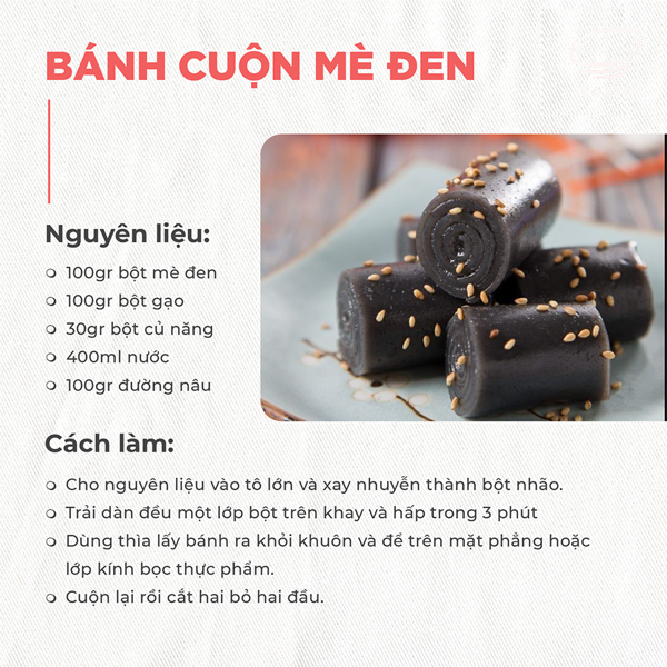 Các món từ mè đen cho mẹ