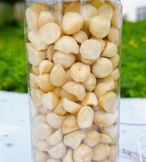 Macca nhân nguyên và bể đôi hộp 500gr