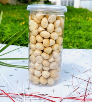 Macca nhân nguyên và bể đôi hộp 500gr