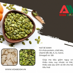 Bạn đã biết các tác dụng tuyệt vời của hạt bí xanh