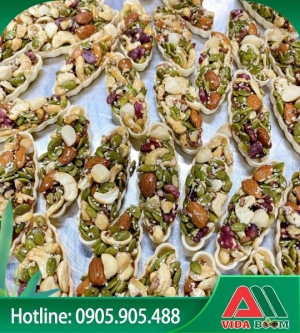 Bánh thuyền siêu hạt (bịch 500gr, gồm 22-25 thanh) Bánh thuyền siêu hạt (bịch 500gr, gồm 22-25 thanh)