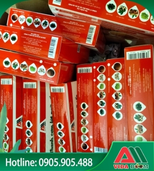 Combo 10 hộp Thanh gạo lứt vidaboom hộp 20 thanh (450gr) vị không chà bông