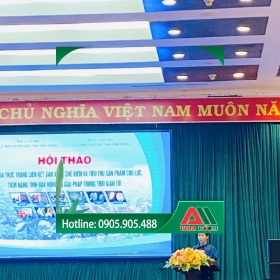 Lễ kí kết sản xuất và tiêu thụ sản phẩm giữa cty TNHH DV&TM An Phát và siêu thị  coopmart