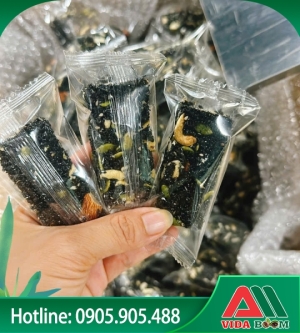 Thanh mè đen bịch 500gr Thanh mè đen bịch 500gr
