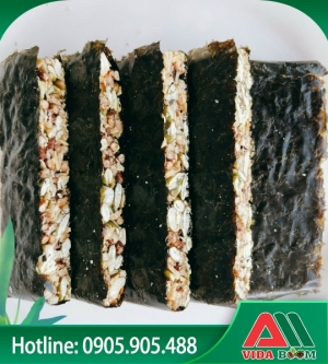 Thanh rong biển kẹp hạt (bịch 500gr)