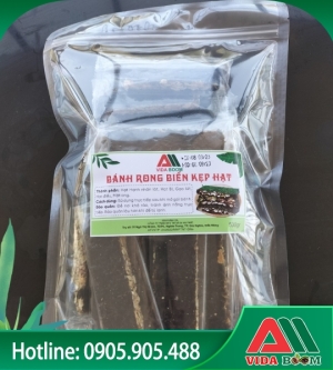 Thanh rong biển kẹp hạt (bịch 500gr) Thanh rong biển kẹp hạt (bịch 500gr)